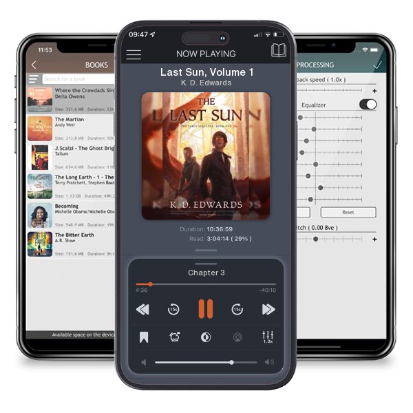 Download fo free audiobook Last Sun, Volume 1 by K. D. Edwards and listen anywhere on your iOS devices in the ListenBook app.