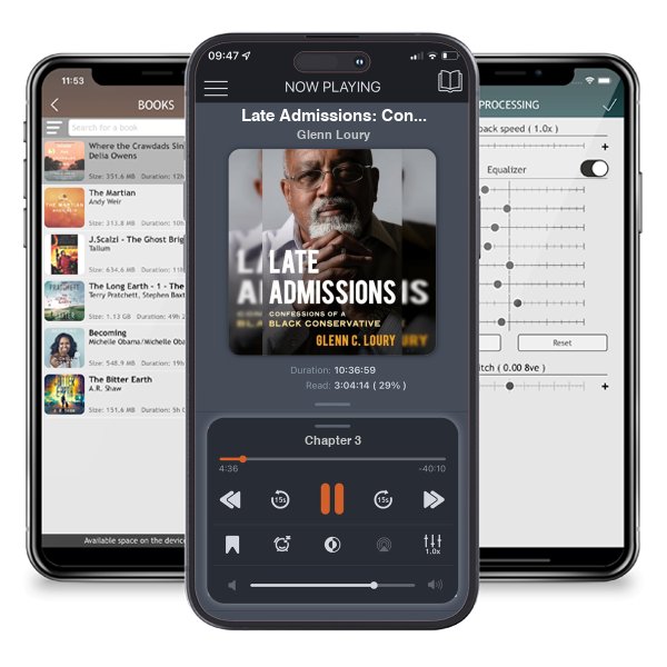 Download fo free audiobook Late Admissions: Confessions of a Black Conservative by Glenn Loury and listen anywhere on your iOS devices in the ListenBook app.