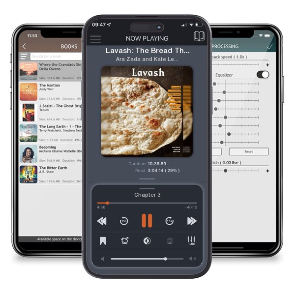 Download fo free audiobook Lavash: The Bread That Launched 1,000 Meals, Plus Salads,... by Ara Zada and Kate Leahy and listen anywhere on your iOS devices in the ListenBook app.