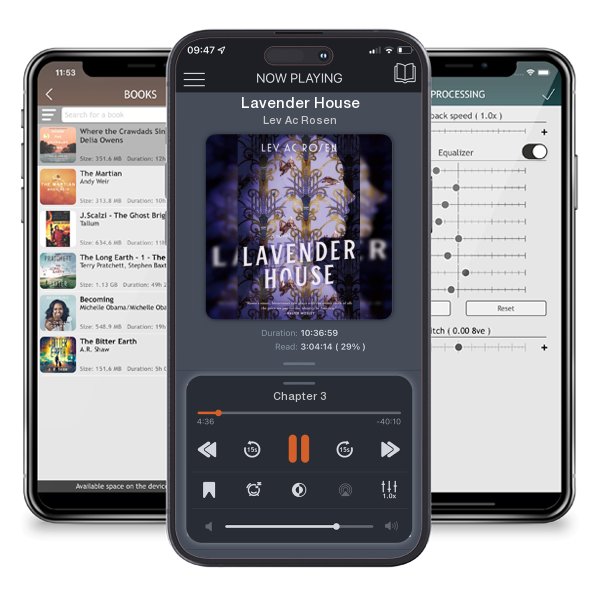 Download fo free audiobook Lavender House by Lev Ac Rosen and listen anywhere on your iOS devices in the ListenBook app.