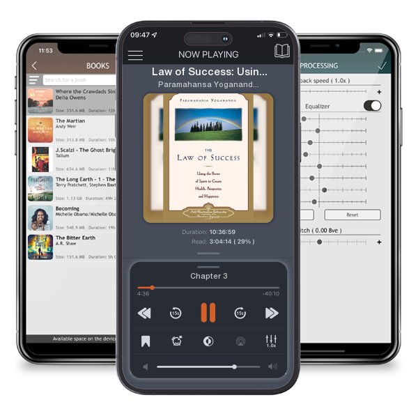 Download fo free audiobook Law of Success: Using the Power of Spirit to Create Health, Prosperity, and Happiness by Paramahansa Yogananda and listen anywhere on your iOS devices in the ListenBook app.