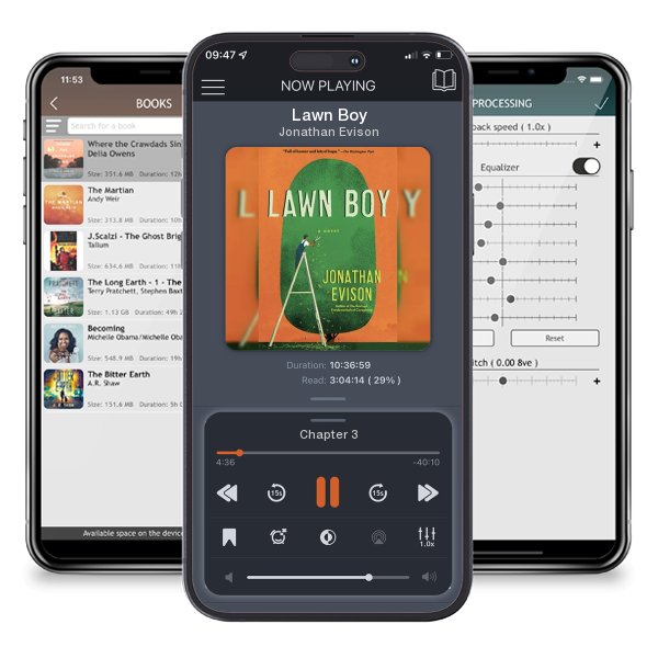Download fo free audiobook Lawn Boy by Jonathan Evison and listen anywhere on your iOS devices in the ListenBook app.