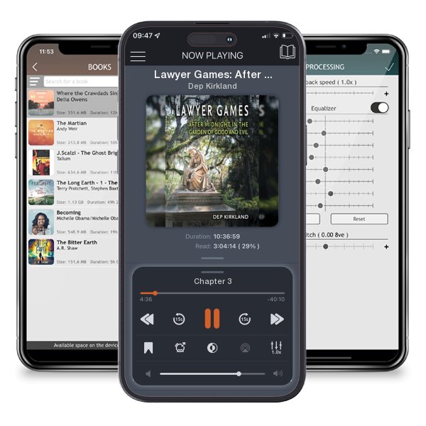 Download fo free audiobook Lawyer Games: After Midnight in the Garden of Good and Evil by Dep Kirkland and listen anywhere on your iOS devices in the ListenBook app.