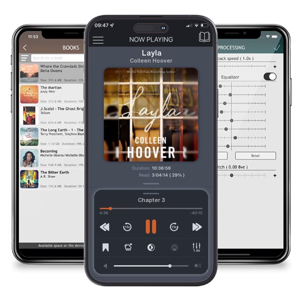 Download fo free audiobook Layla by Colleen Hoover and listen anywhere on your iOS devices in the ListenBook app.