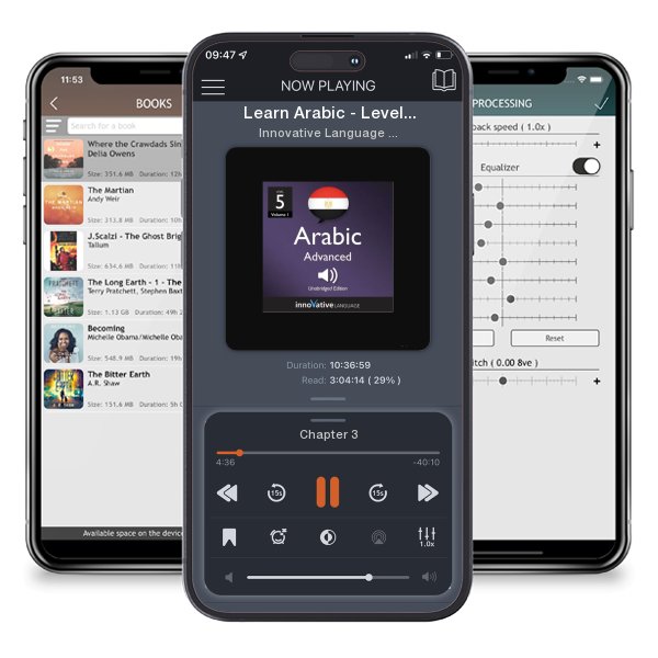 Download fo free audiobook Learn Arabic - Level 5: Advanced Arabic, Volume 2: Lessons 1-25 by Innovative Language Learning and listen anywhere on your iOS devices in the ListenBook app.