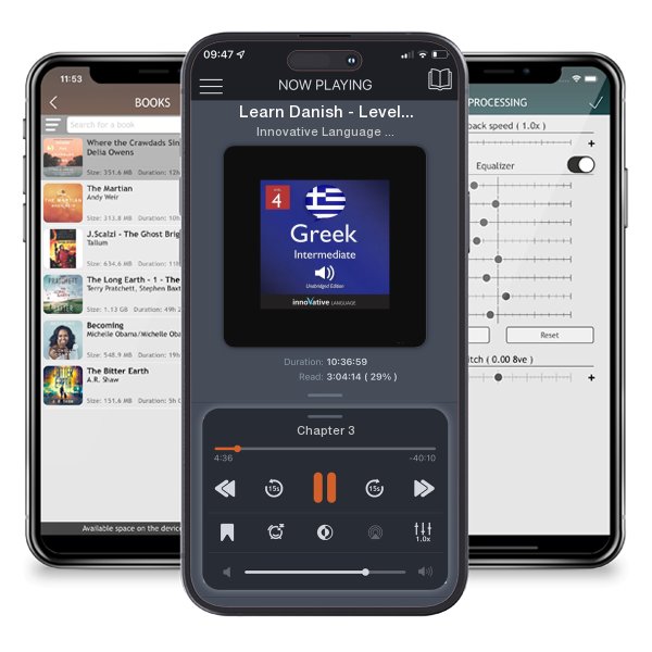 Download fo free audiobook Learn Danish - Level 4: Intermediate Danish, Volume 1: Lessons 1-25 by Innovative Language Learning and listen anywhere on your iOS devices in the ListenBook app.
