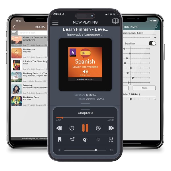 Download fo free audiobook Learn Finnish - Level 4: Intermediate Finnish, Volume 1: Lessons 1-25 by Innovative Language Learning and listen anywhere on your iOS devices in the ListenBook app.