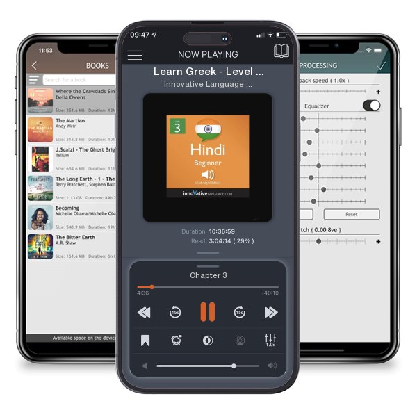 Download fo free audiobook Learn Greek - Level 3: Beginner Greek, Volume 1: Lessons 1-25 by Innovative Language Learning and listen anywhere on your iOS devices in the ListenBook app.
