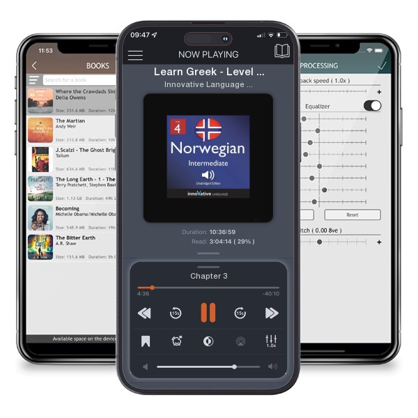 Download fo free audiobook Learn Greek - Level 4: Intermediate Greek, Volume 1: Lessons 1-25 by Innovative Language Learning and listen anywhere on your iOS devices in the ListenBook app.