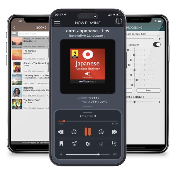 Download fo free audiobook Learn Japanese - Level 2: Absolute Beginner Japanese, Volume 2: Lessons 1-25 by Innovative Language Learning and listen anywhere on your iOS devices in the ListenBook app.