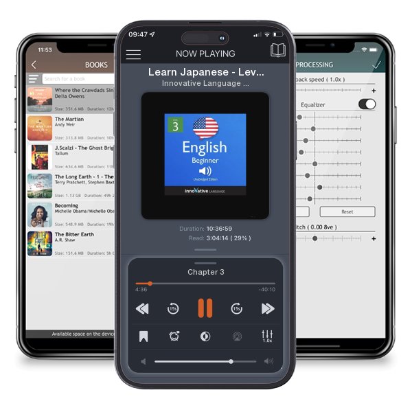 Download fo free audiobook Learn Japanese - Level 4: Beginner Japanese, Volume 1 : Lessons 1-25: Lessons 1-56 by Innovative Language Learning and listen anywhere on your iOS devices in the ListenBook app.