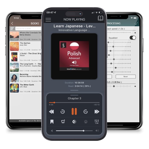 Download fo free audiobook Learn Japanese - Level 9: Advanced Japanese: Volume 2: Lessons 1-25 by Innovative Language Learning and listen anywhere on your iOS devices in the ListenBook app.