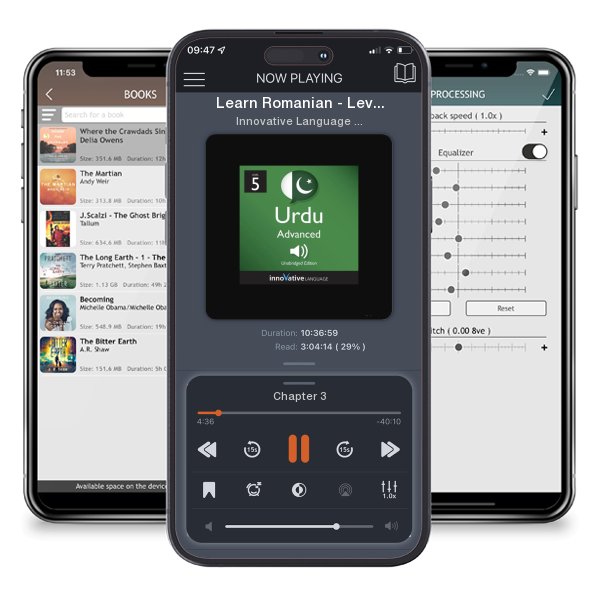 Download fo free audiobook Learn Romanian - Level 5: Advanced Romanian, Volume 1: Volume 1: Lessons 1-25 by Innovative Language Learning and listen anywhere on your iOS devices in the ListenBook app.