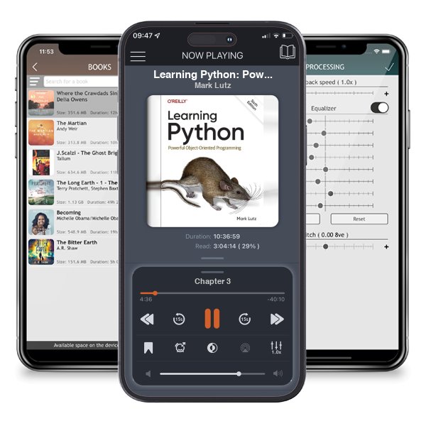 Download fo free audiobook Learning Python: Powerful Object-Oriented Programming by Mark Lutz and listen anywhere on your iOS devices in the ListenBook app.