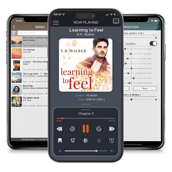 Download fo free audiobook Learning to Feel by N.R. Walker and listen anywhere on your iOS devices in the ListenBook app.