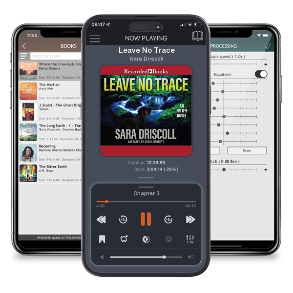 Download fo free audiobook Leave No Trace by Sara Driscoll and listen anywhere on your iOS devices in the ListenBook app.