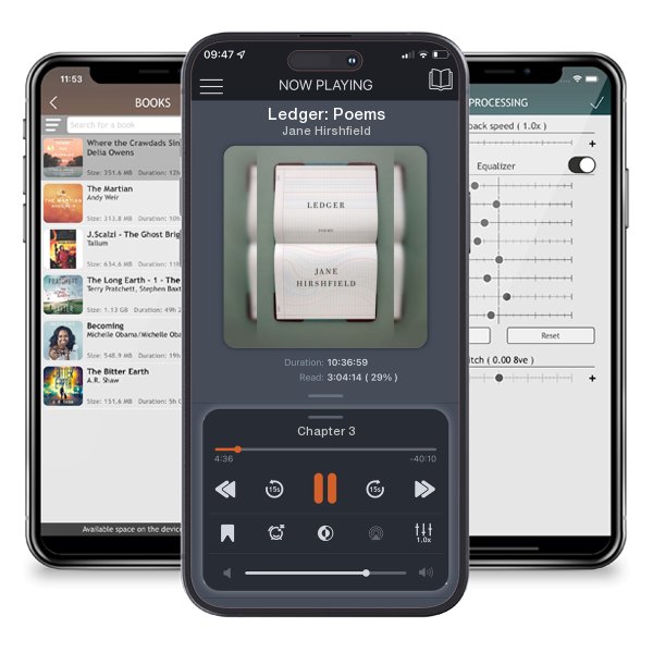 Download fo free audiobook Ledger: Poems by Jane Hirshfield and listen anywhere on your iOS devices in the ListenBook app.