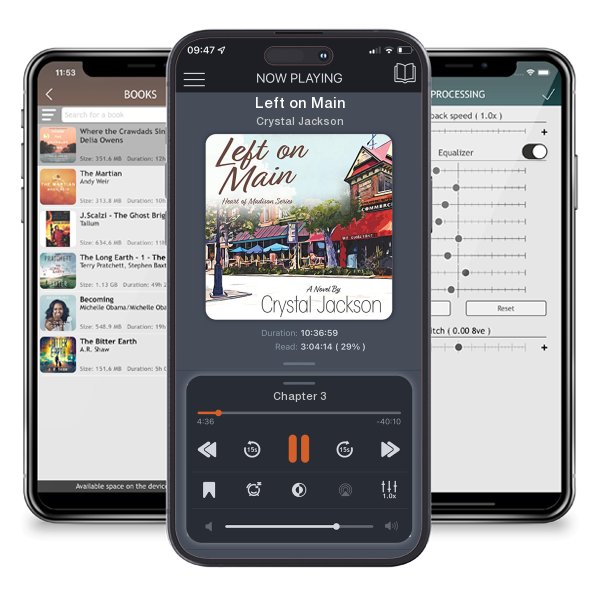Download fo free audiobook Left on Main by Crystal Jackson and listen anywhere on your iOS devices in the ListenBook app.