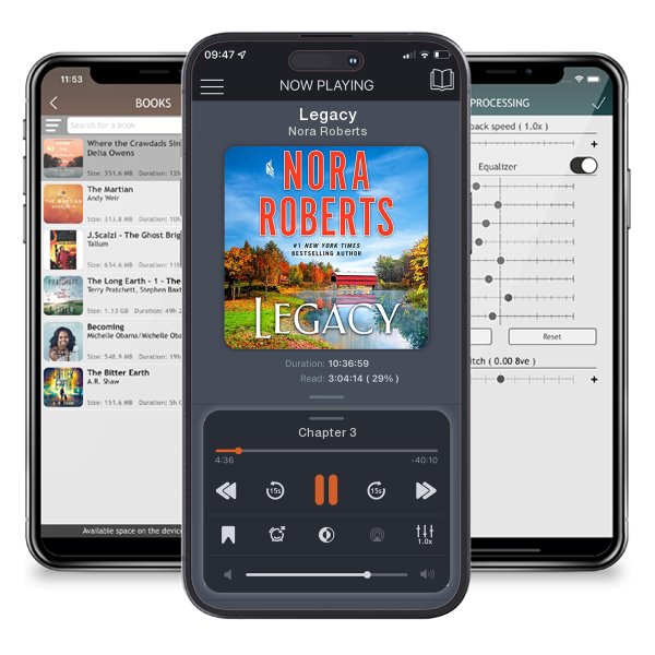 Download fo free audiobook Legacy by Nora Roberts and listen anywhere on your iOS devices in the ListenBook app.