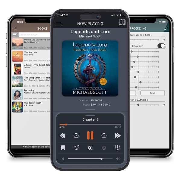 Download fo free audiobook Legends and Lore by Michael Scott and listen anywhere on your iOS devices in the ListenBook app.
