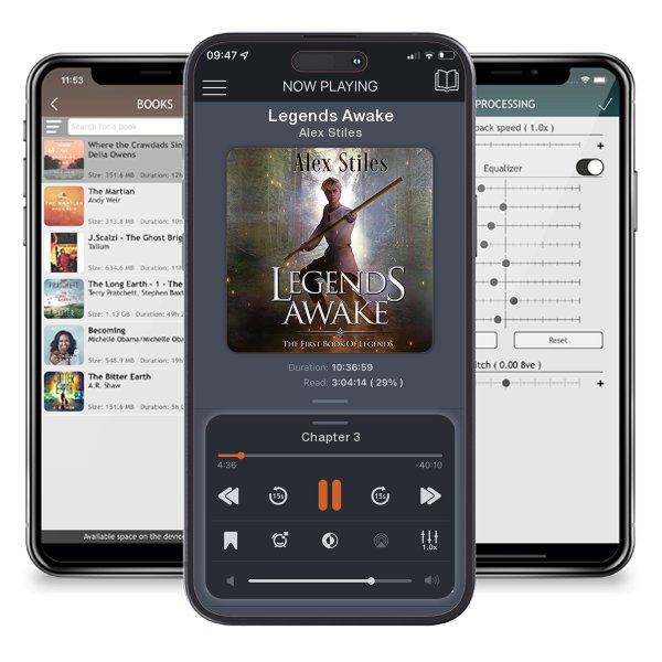 Download fo free audiobook Legends Awake by Alex Stiles and listen anywhere on your iOS devices in the ListenBook app.