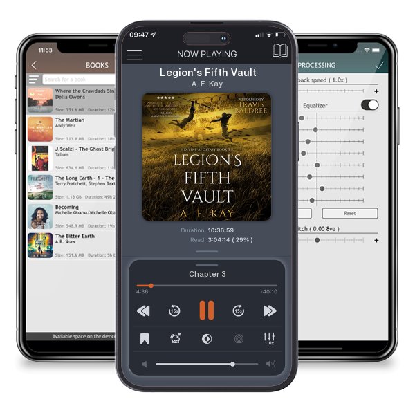 Download fo free audiobook Legion's Fifth Vault by A. F. Kay and listen anywhere on your iOS devices in the ListenBook app.