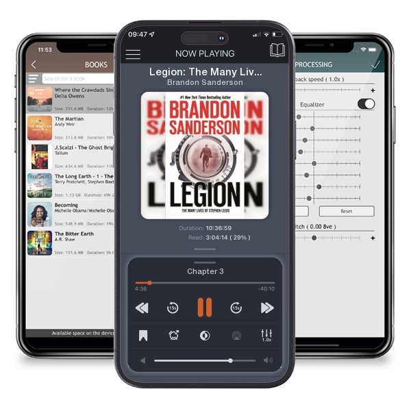 Download fo free audiobook Legion: The Many Lives of Stephen Leeds by Brandon Sanderson and listen anywhere on your iOS devices in the ListenBook app.