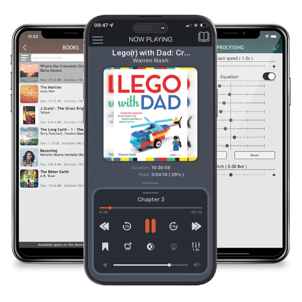 Download fo free audiobook Lego(r) with Dad: Creatively Awesome Brick Projects for Parents and Kids to Build Together by Warren Nash and listen anywhere on your iOS devices in the ListenBook app.