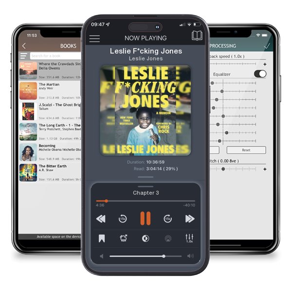 Download fo free audiobook Leslie F*cking Jones by Leslie Jones and listen anywhere on your iOS devices in the ListenBook app.