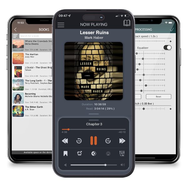 Download fo free audiobook Lesser Ruins by Mark Haber and listen anywhere on your iOS devices in the ListenBook app.