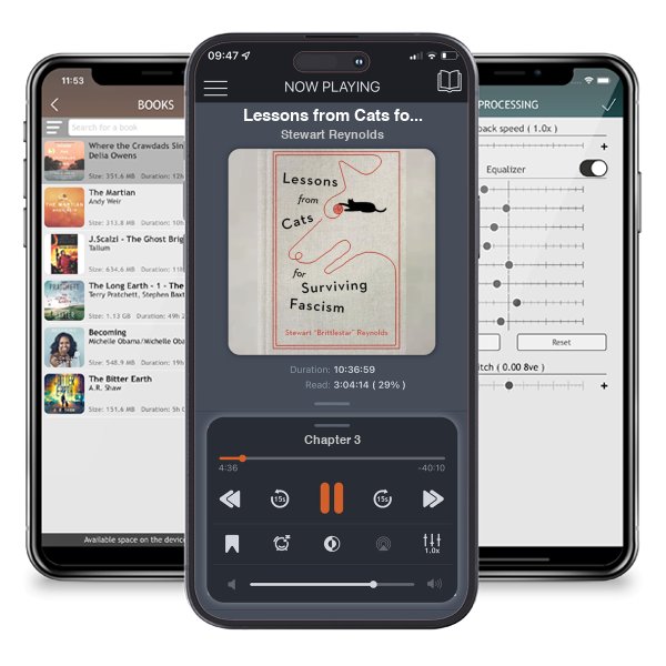 Download fo free audiobook Lessons from Cats for Surviving Fascism by Stewart Reynolds and listen anywhere on your iOS devices in the ListenBook app.