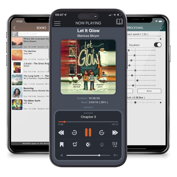Download fo free audiobook Let It Glow by Marissa Meyer and listen anywhere on your iOS devices in the ListenBook app.