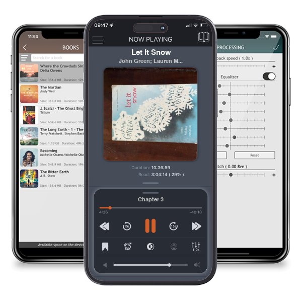 Download fo free audiobook Let It Snow by John Green; Lauren Myracle; Maureen Johnson and listen anywhere on your iOS devices in the ListenBook app.