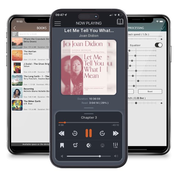 Download fo free audiobook Let Me Tell You What I Mean by Joan Didion and listen anywhere on your iOS devices in the ListenBook app.