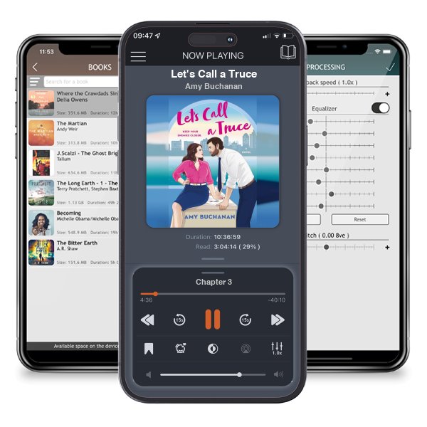 Download fo free audiobook Let\'s Call a Truce by Amy Buchanan and listen anywhere on your iOS devices in the ListenBook app.