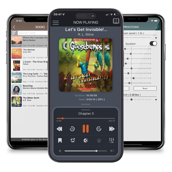 Download fo free audiobook Let's Get Invisible! (Classic Goosebumps #24) by R. L. Stine and listen anywhere on your iOS devices in the ListenBook app.