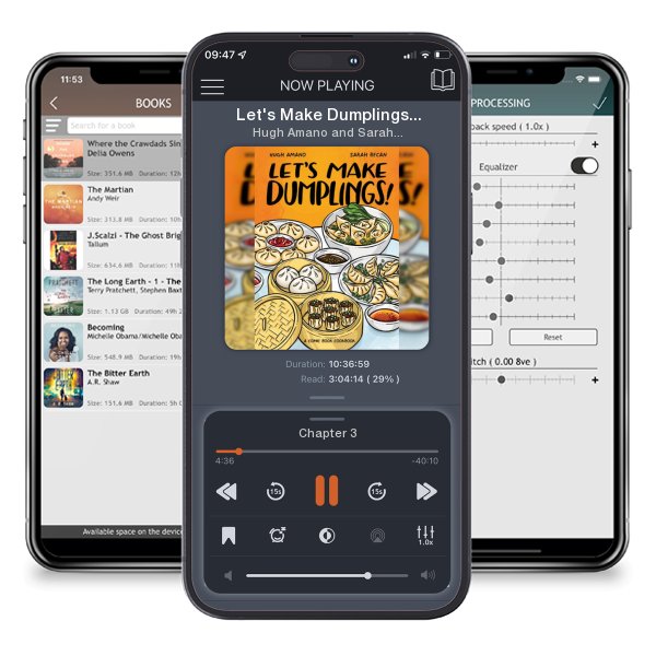 Download fo free audiobook Let's Make Dumplings!: A Comic Book Cookbook by Hugh Amano and Sarah Becan and listen anywhere on your iOS devices in the ListenBook app.