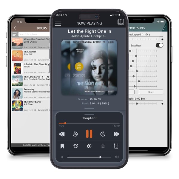 Download fo free audiobook Let the Right One in by John Ajvide Lindqvist and listen anywhere on your iOS devices in the ListenBook app.