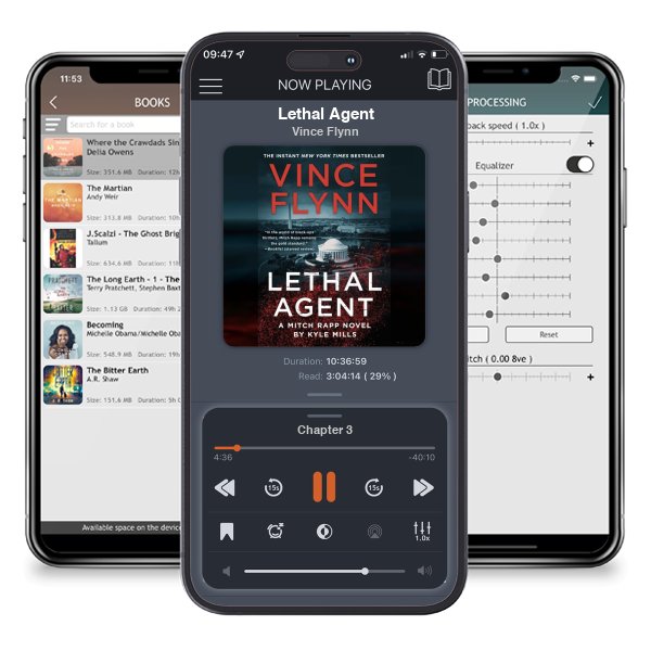 Download fo free audiobook Lethal Agent by Vince Flynn and listen anywhere on your iOS devices in the ListenBook app.