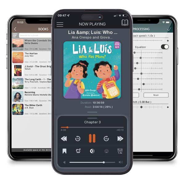 Download fo free audiobook Lia & Luis: Who Has More?: Who Has More? by Ana Crespo and Giovana Medeiros and listen anywhere on your iOS devices in the ListenBook app.