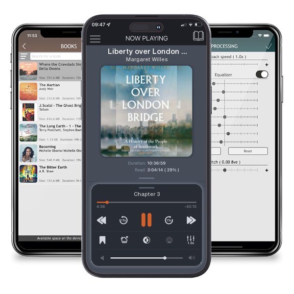 Download fo free audiobook Liberty over London Bridge by Margaret Willes and listen anywhere on your iOS devices in the ListenBook app.