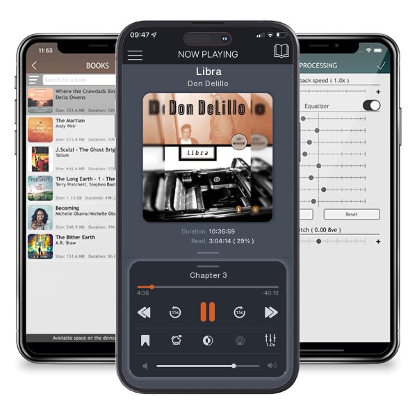 Download fo free audiobook Libra by Don Delillo and listen anywhere on your iOS devices in the ListenBook app.
