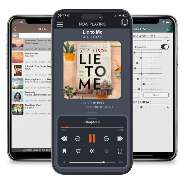 Download fo free audiobook Lie to Me by J. T. Ellison and listen anywhere on your iOS devices in the ListenBook app.