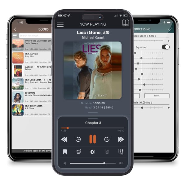 Download fo free audiobook Lies (Gone, #3) by Michael Grant and listen anywhere on your iOS devices in the ListenBook app.