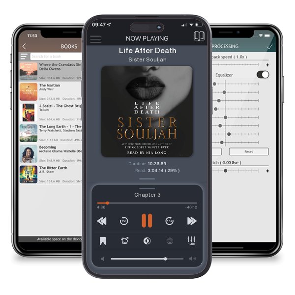 Download fo free audiobook Life After Death by Sister Souljah and listen anywhere on your iOS devices in the ListenBook app.