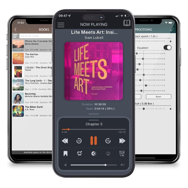 Download fo free audiobook Life Meets Art: Inside the Homes of the World's Most Creative People by Sam Lubell and listen anywhere on your iOS devices in the ListenBook app.