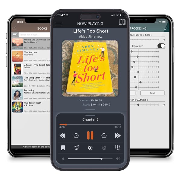 Download fo free audiobook Life's Too Short by Abby Jimenez and listen anywhere on your iOS devices in the ListenBook app.