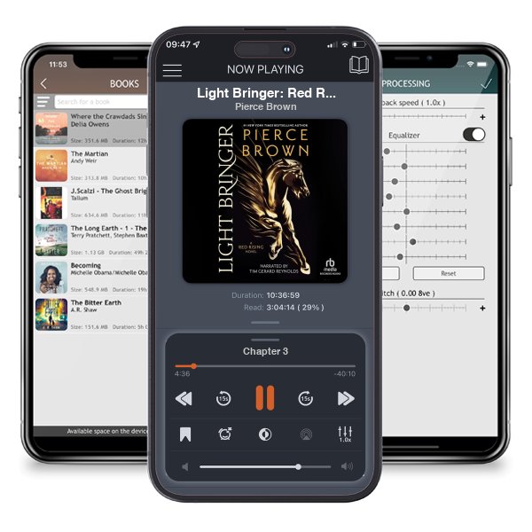 Download fo free audiobook Light Bringer: Red Rising, Book 6 by Pierce Brown and listen anywhere on your iOS devices in the ListenBook app.