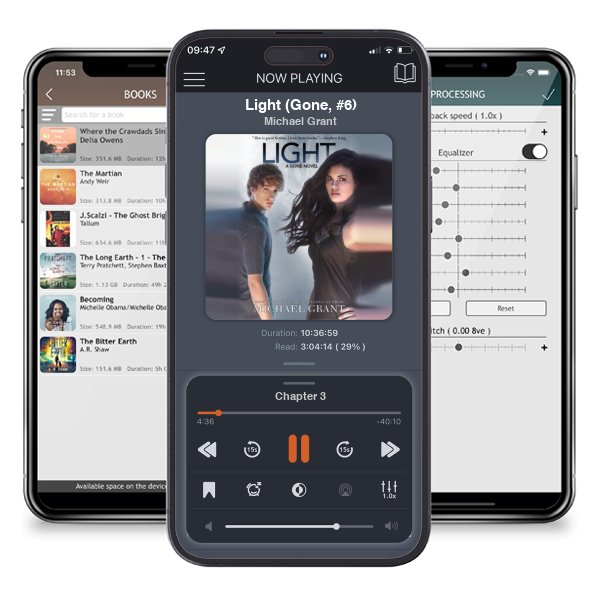 Download fo free audiobook Light (Gone, #6) by Michael Grant and listen anywhere on your iOS devices in the ListenBook app.