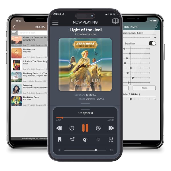 Download fo free audiobook Light of the Jedi by Charles Soule and listen anywhere on your iOS devices in the ListenBook app.